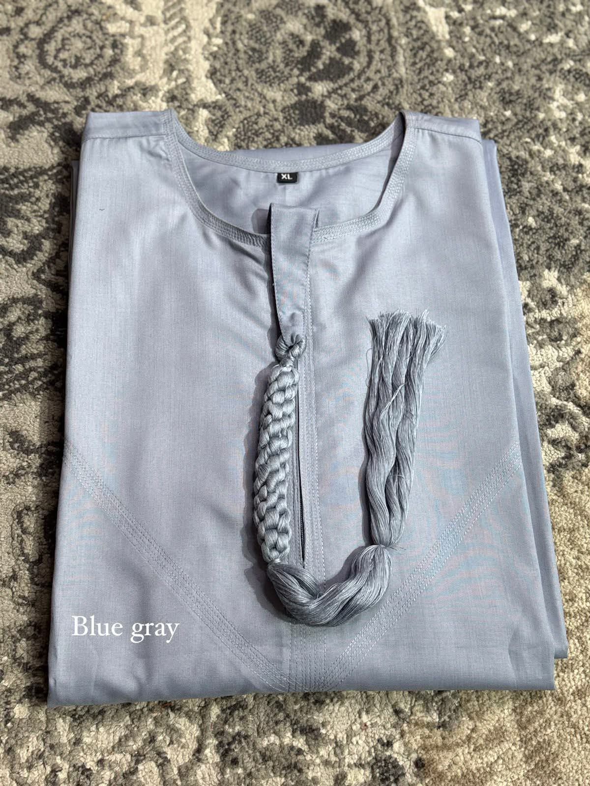 Emirati Thobe/Jubba with Tassel | White | - Image 2