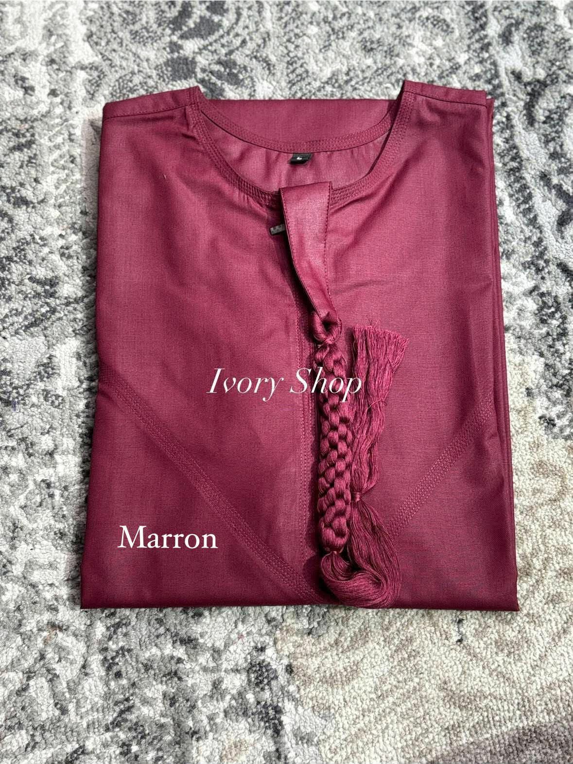 Emirati Thobe/Jubba with Tassel | White | - Image 5