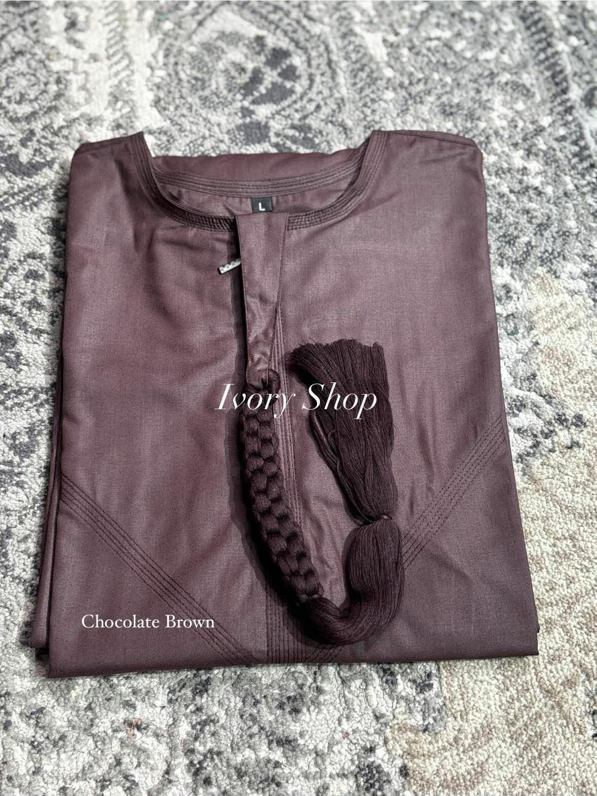 Emirati Thobe/Jubba with Tassel | White | - Image 6