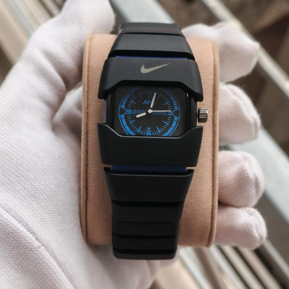 Premium Unisex Stylish Watch – Luxury Design - Nike Watch Model 9090 Full Black Or Blue Colour Dial Black Or Blue - এক পিস ব্যাটারি ফ্রি - Image 6