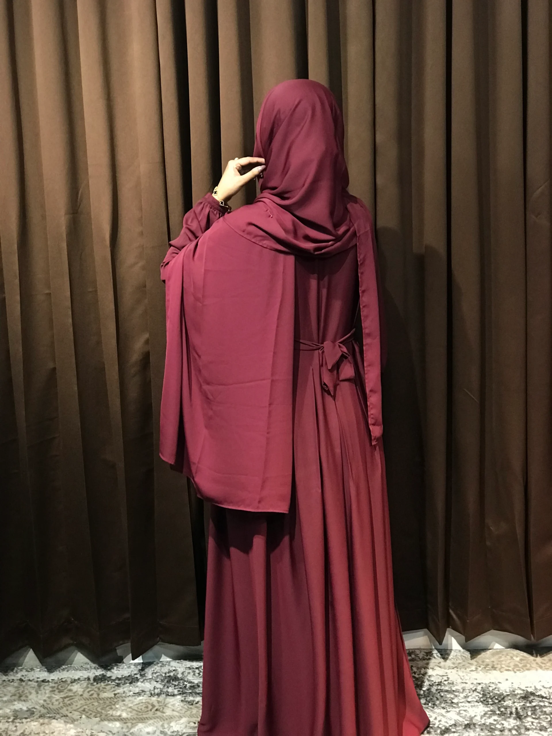 Women’s Regular Borka (Marron) - Image 4