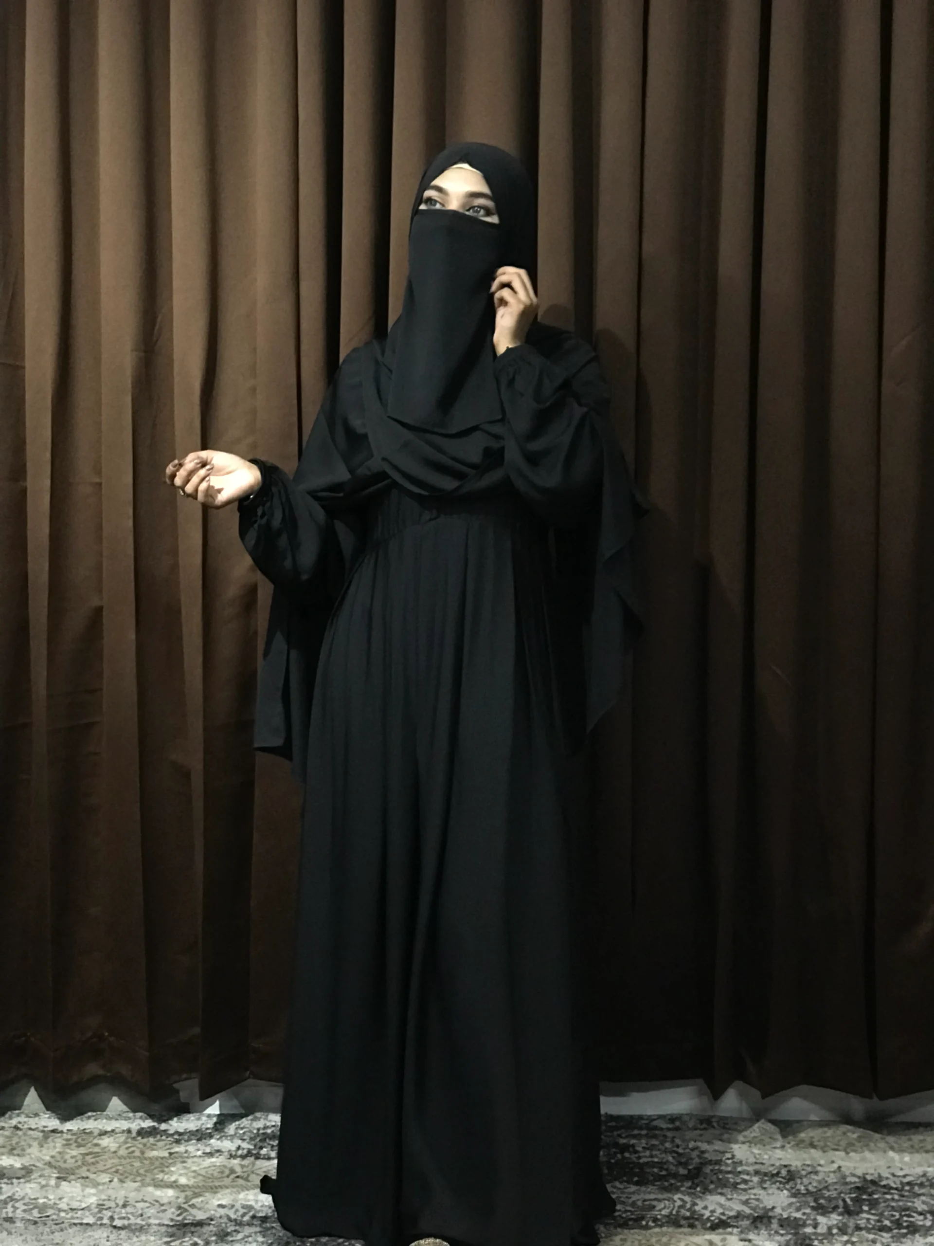 Women’s Regular Borka (Black)