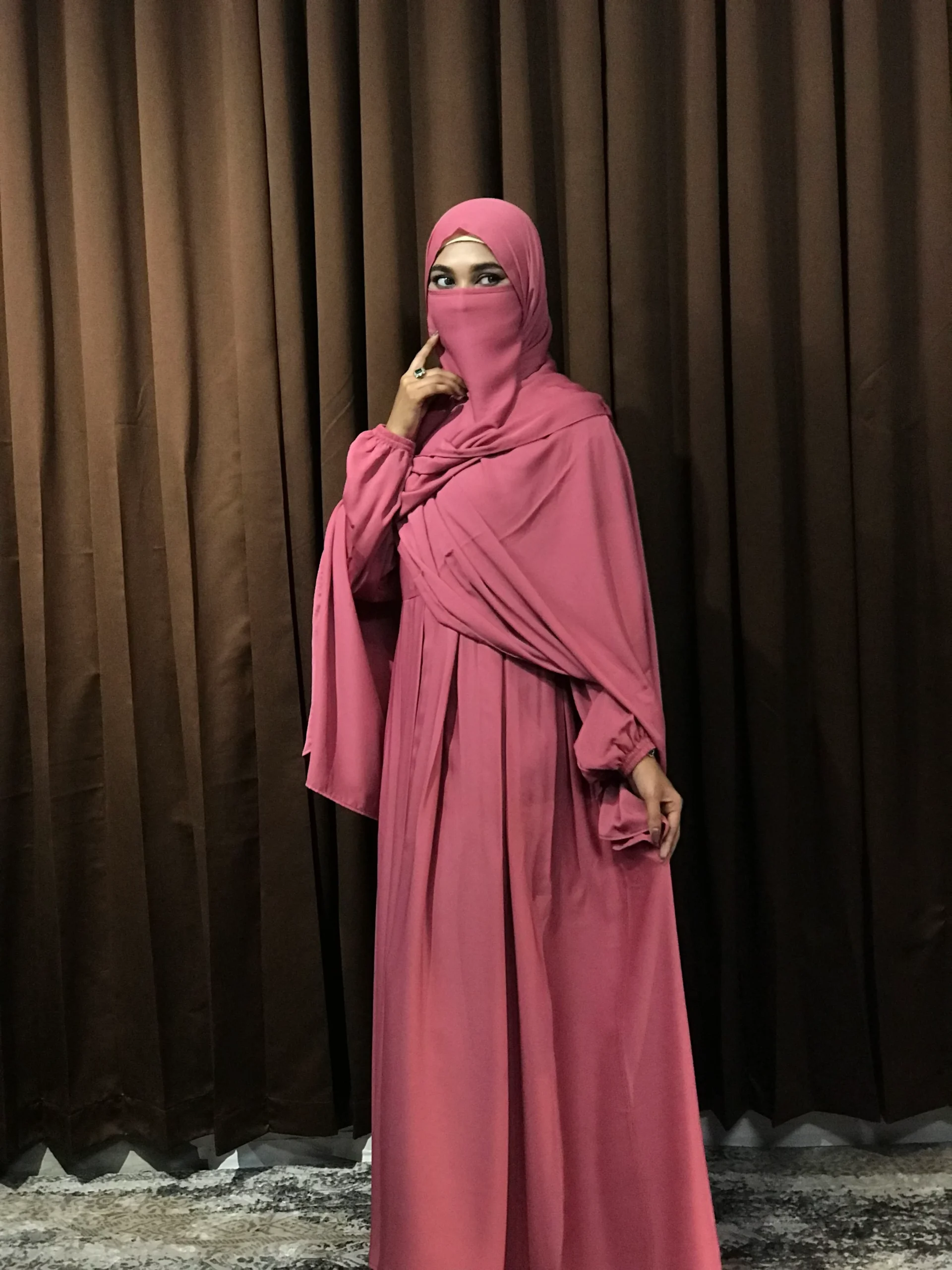 Women’s Regular Borka (Rose) - Image 2