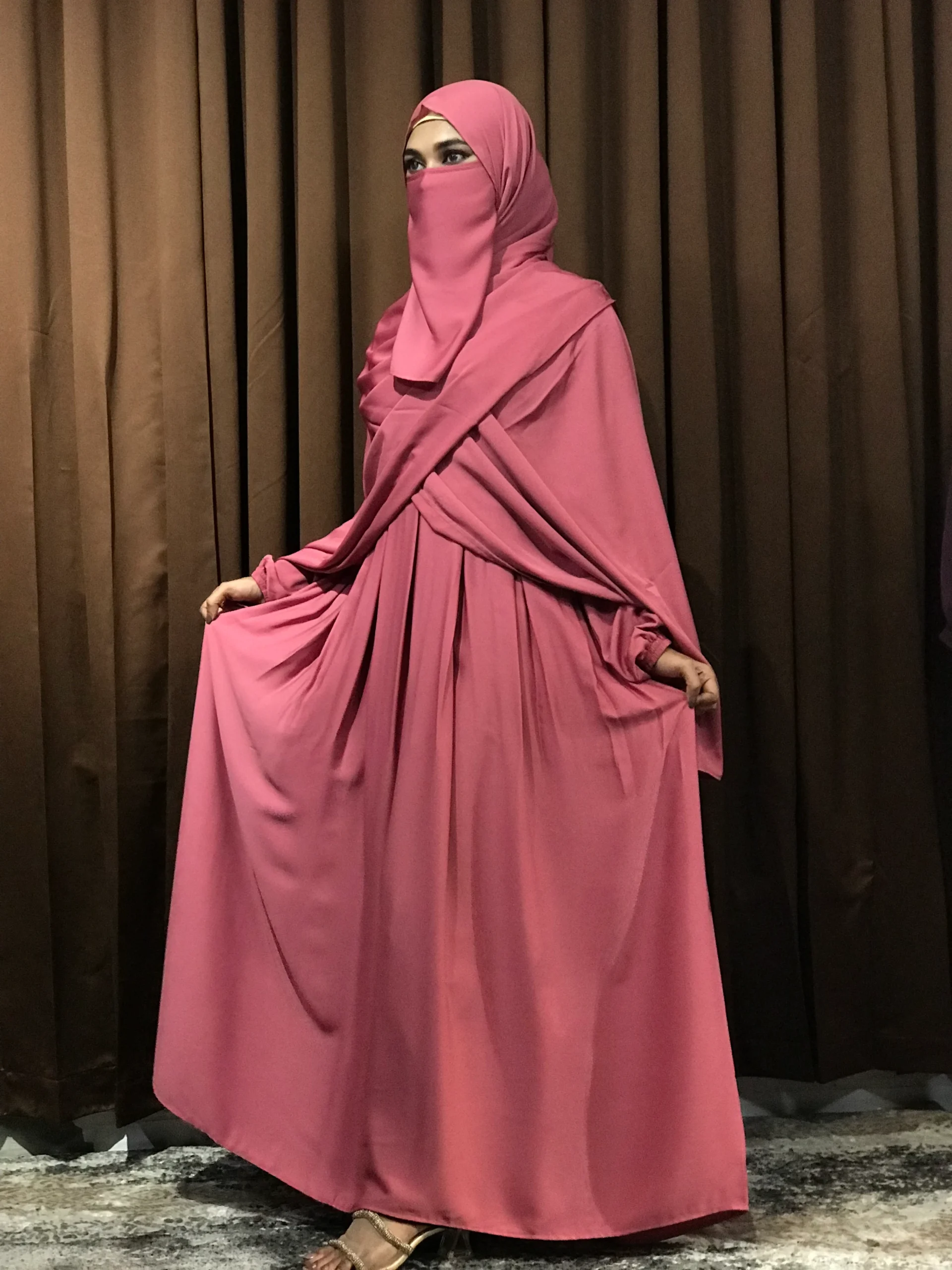 Women’s Regular Borka (Rose) - Image 4