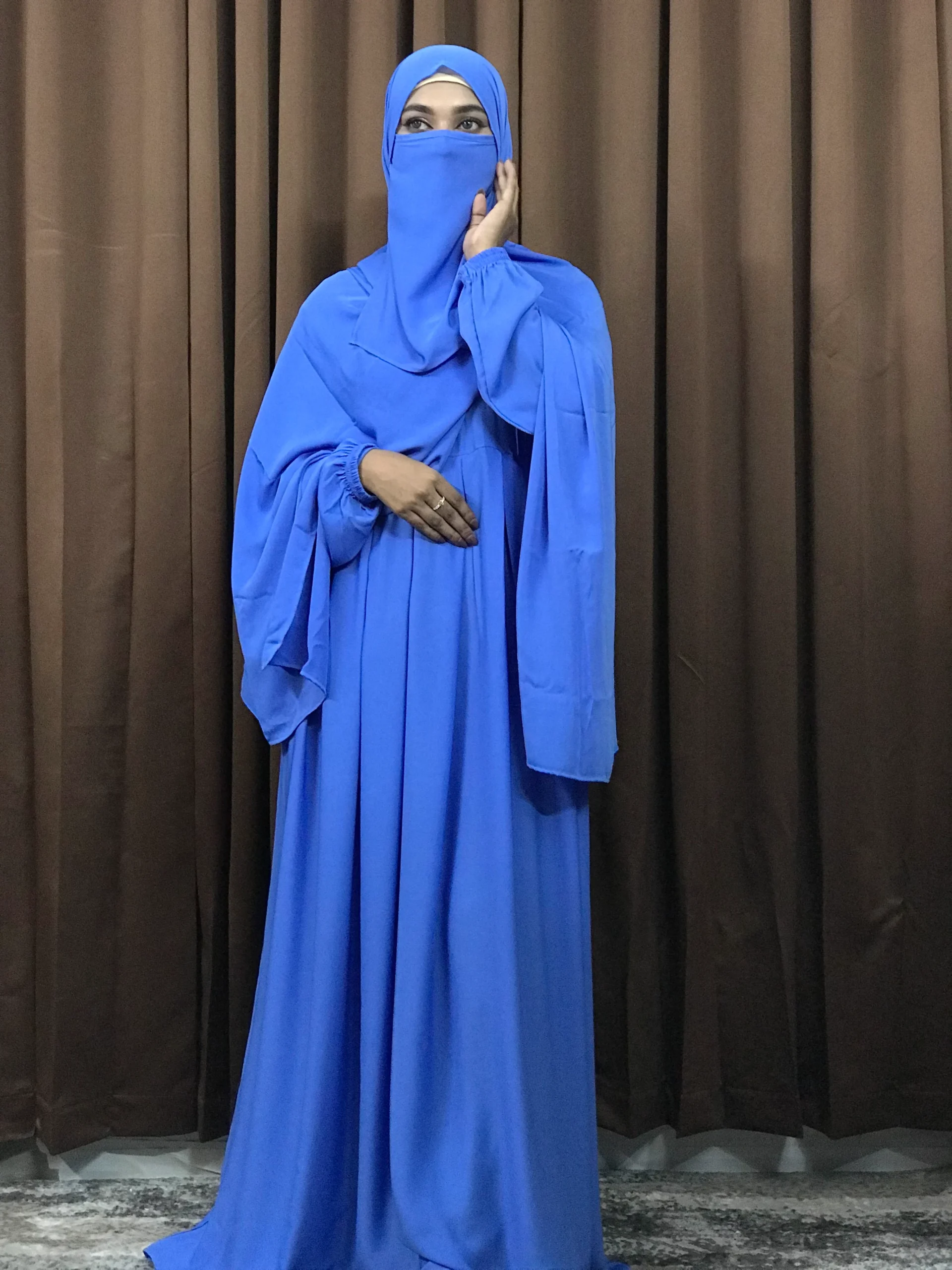 Women’s Regular Borka (Sky Blue)