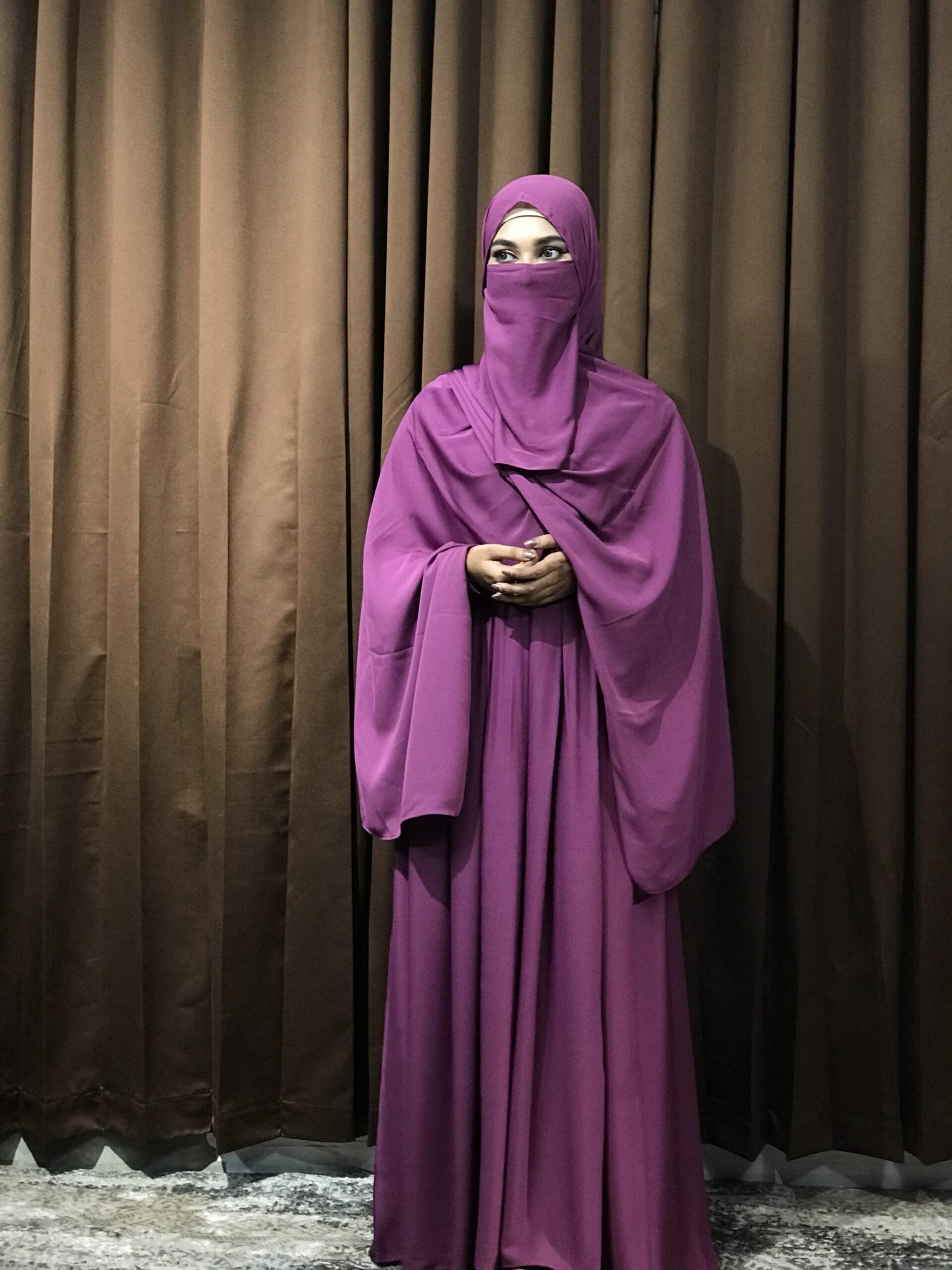 Women’s Regular Borka (Lavender) - Image 6