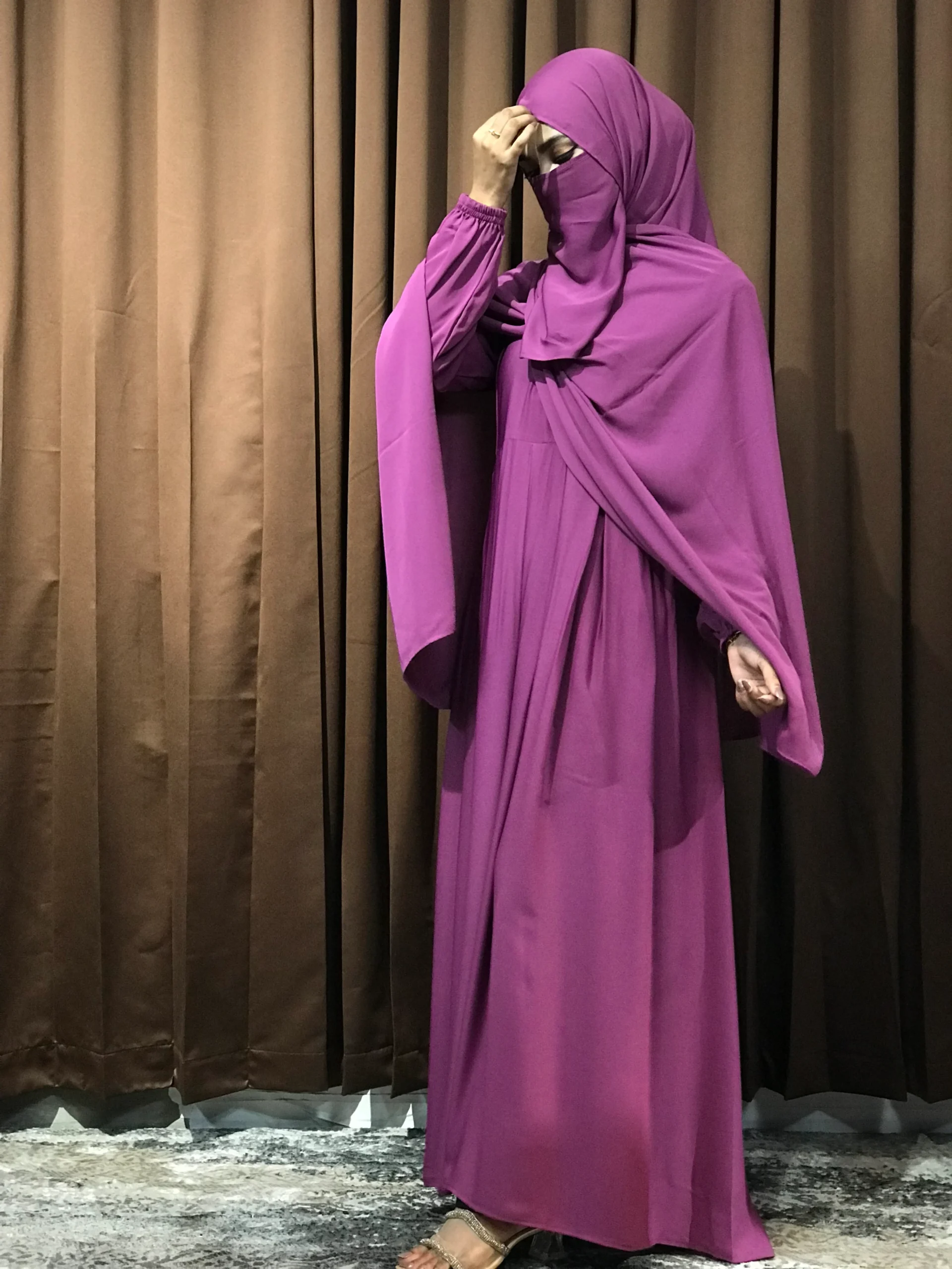 Women’s Regular Borka (Lavender) - Image 5