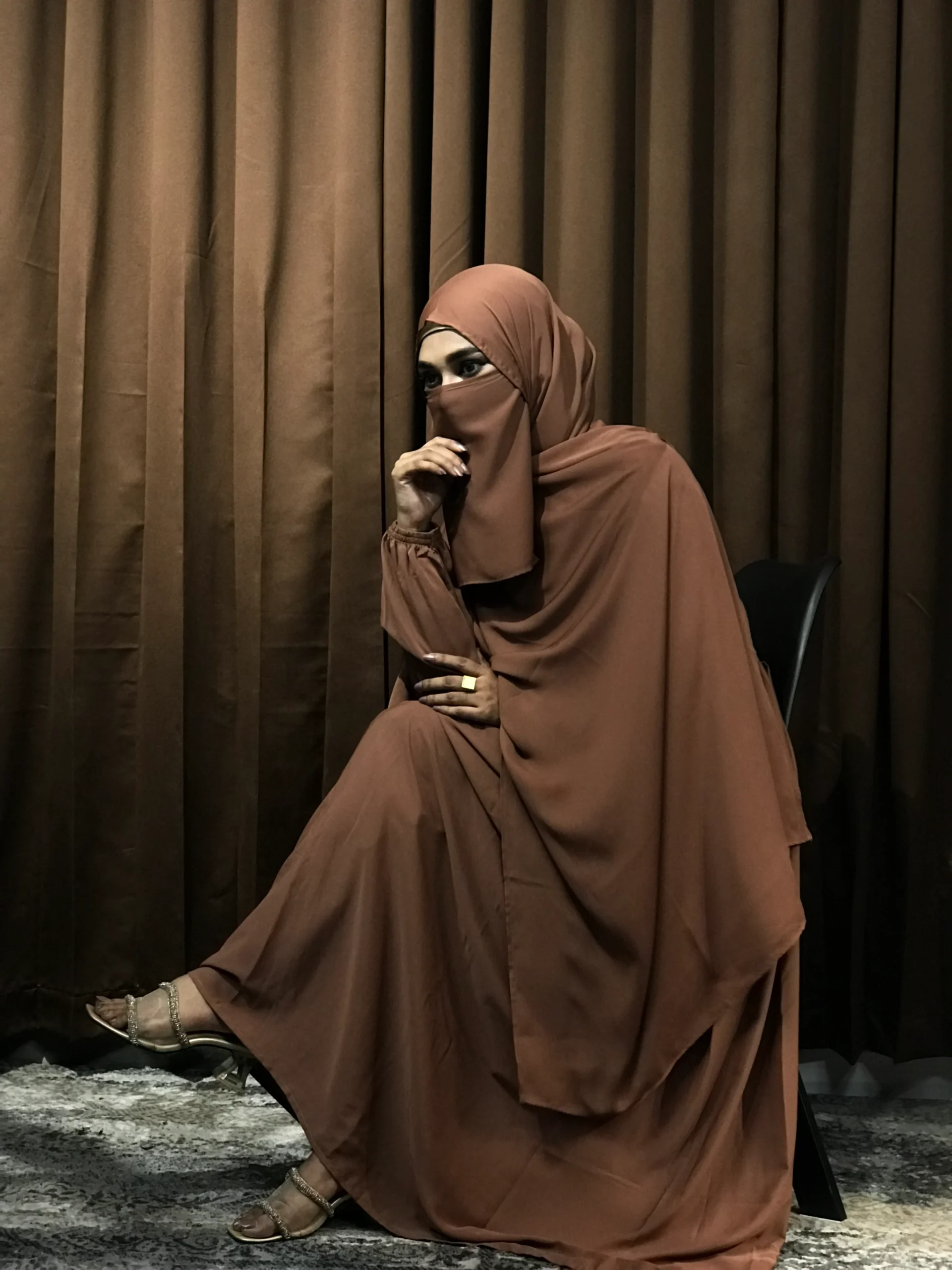 Women’s Regular Borka (Choco) - Image 4