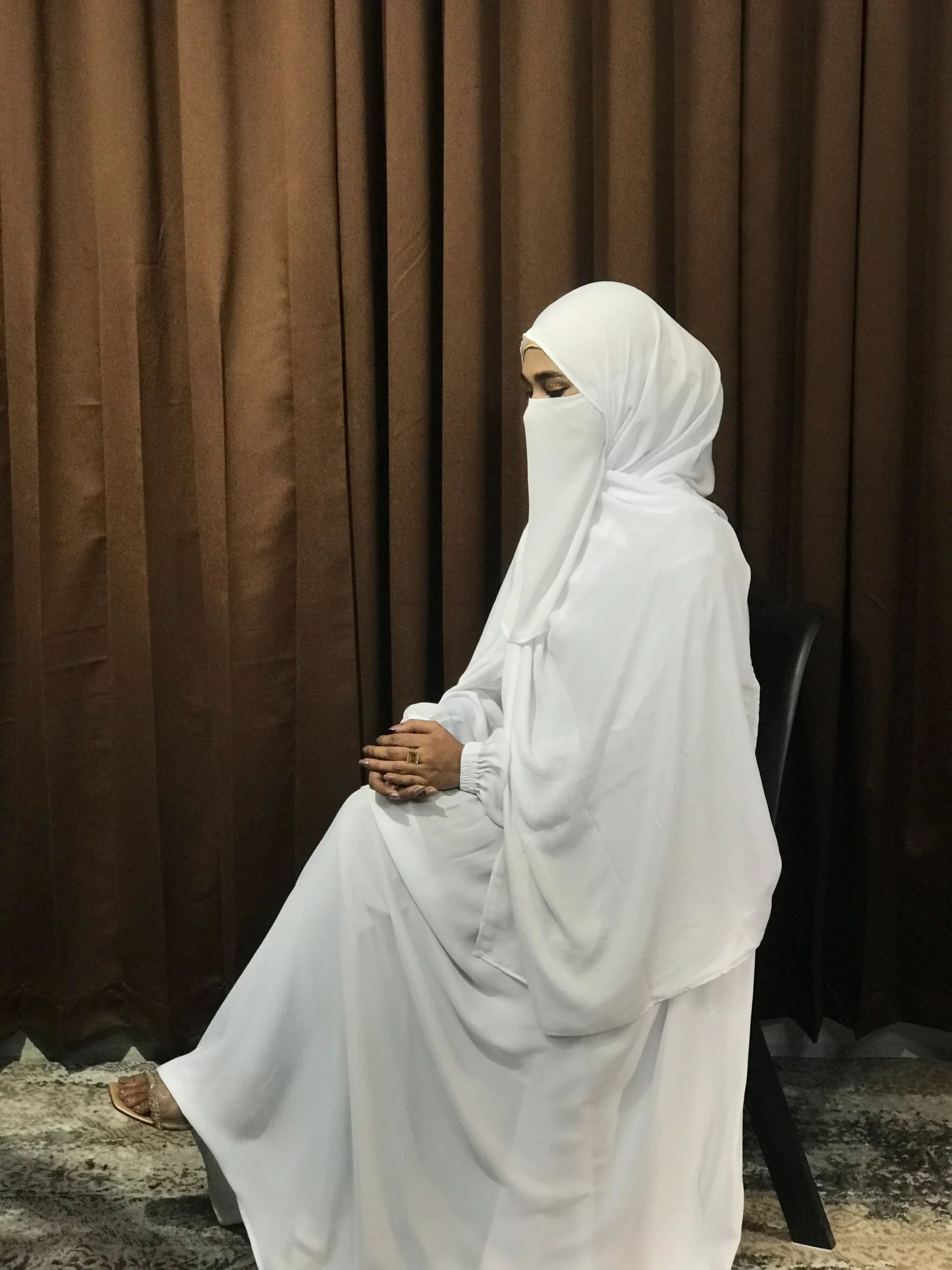 Women’s Regular Borka (White) - Image 2