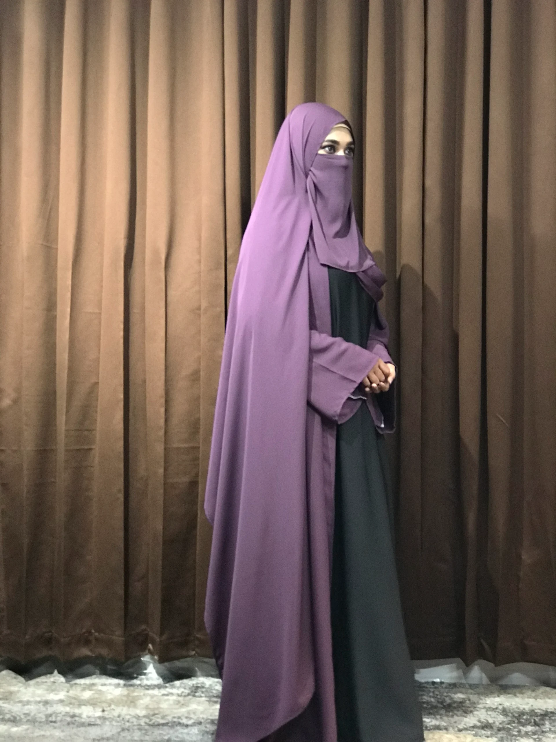 Premium Regular Abaya/Koti (Mauve) - Image 6