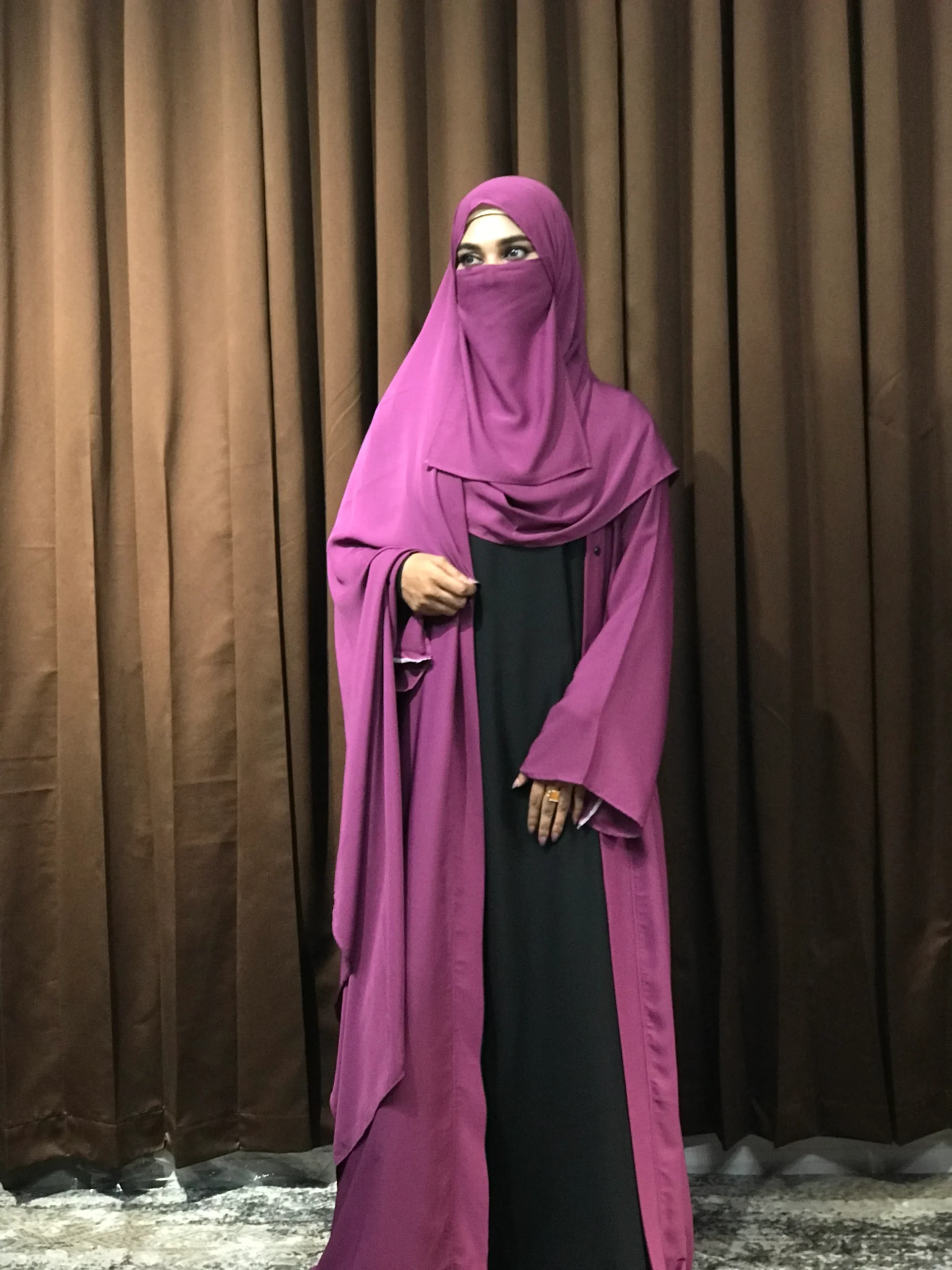 Premium Regular Abaya/Koti (Lavender) - Image 5