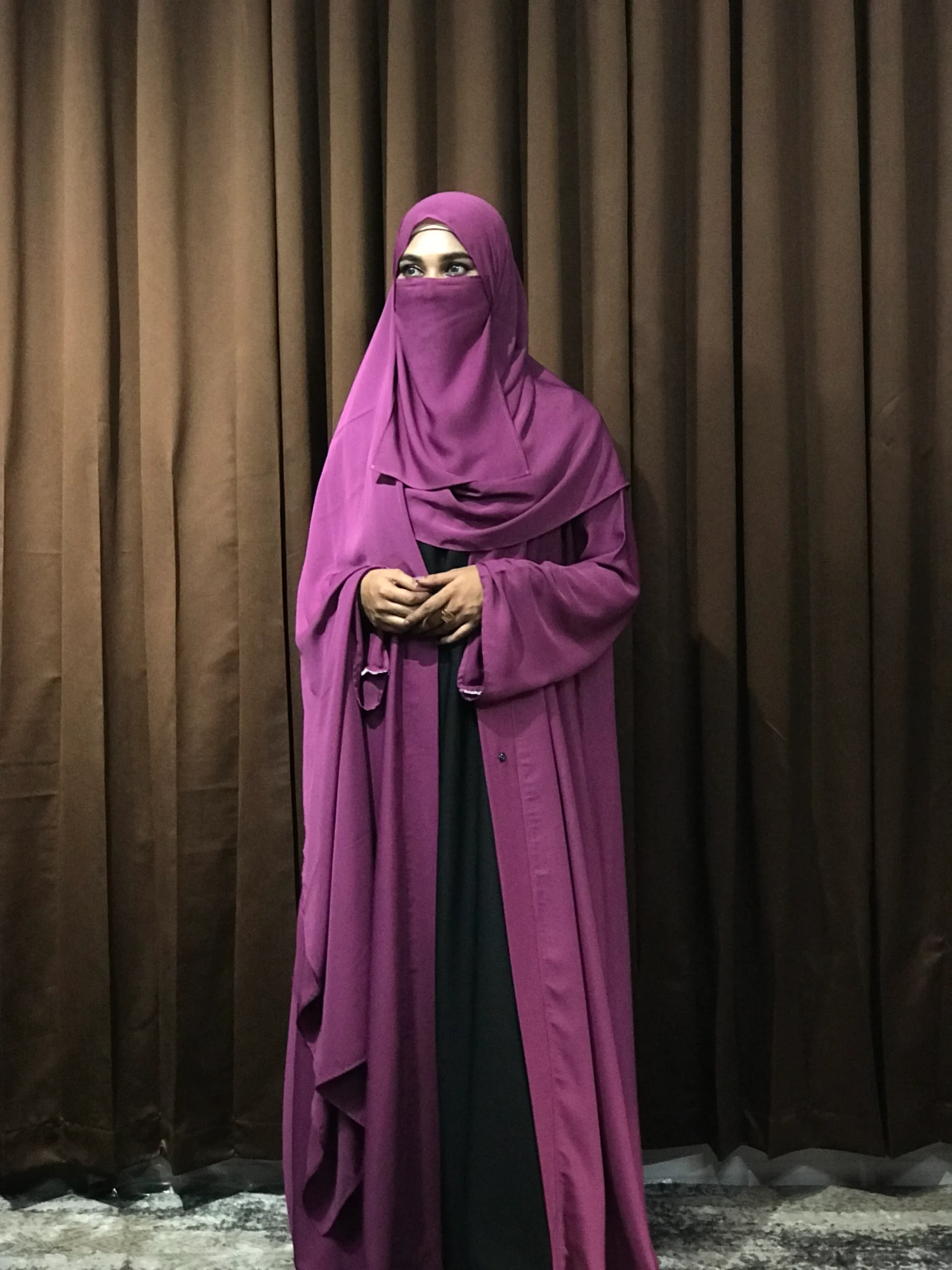Premium Regular Abaya/Koti (Lavender) - Image 6
