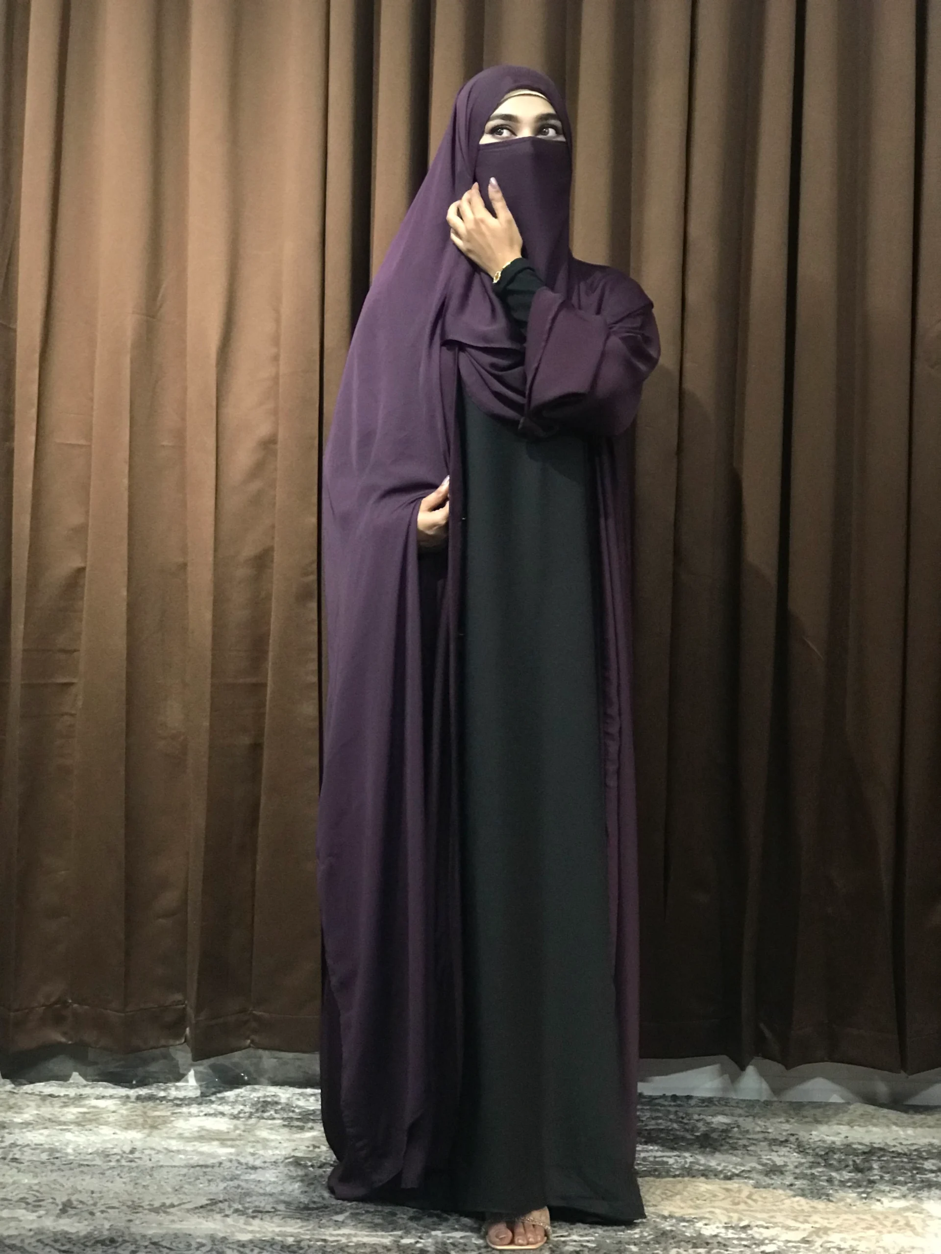 Premium Regular Abaya/Koti (Purple)