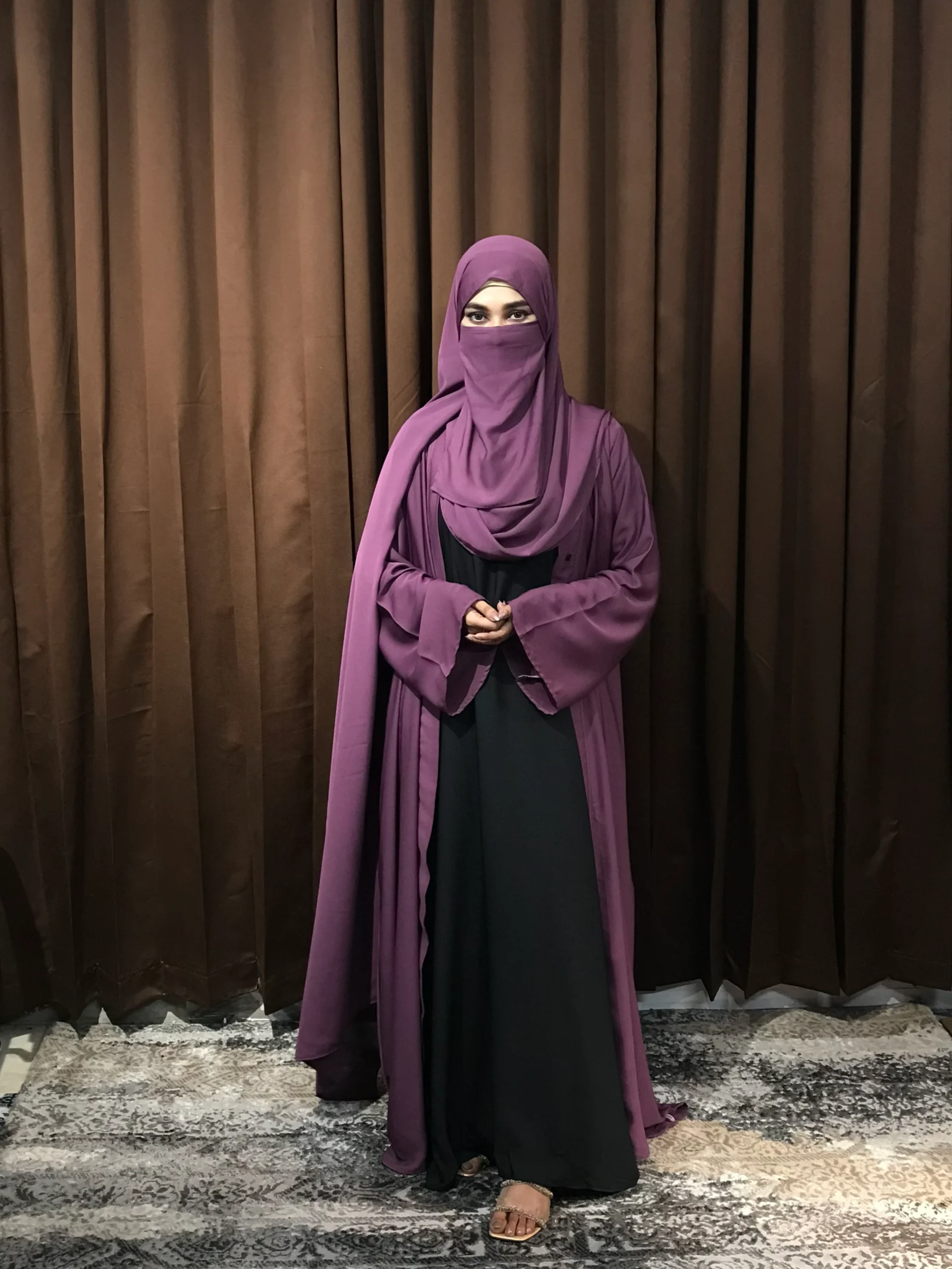 Premium Regular Abaya/Koti (Onion) - Image 4