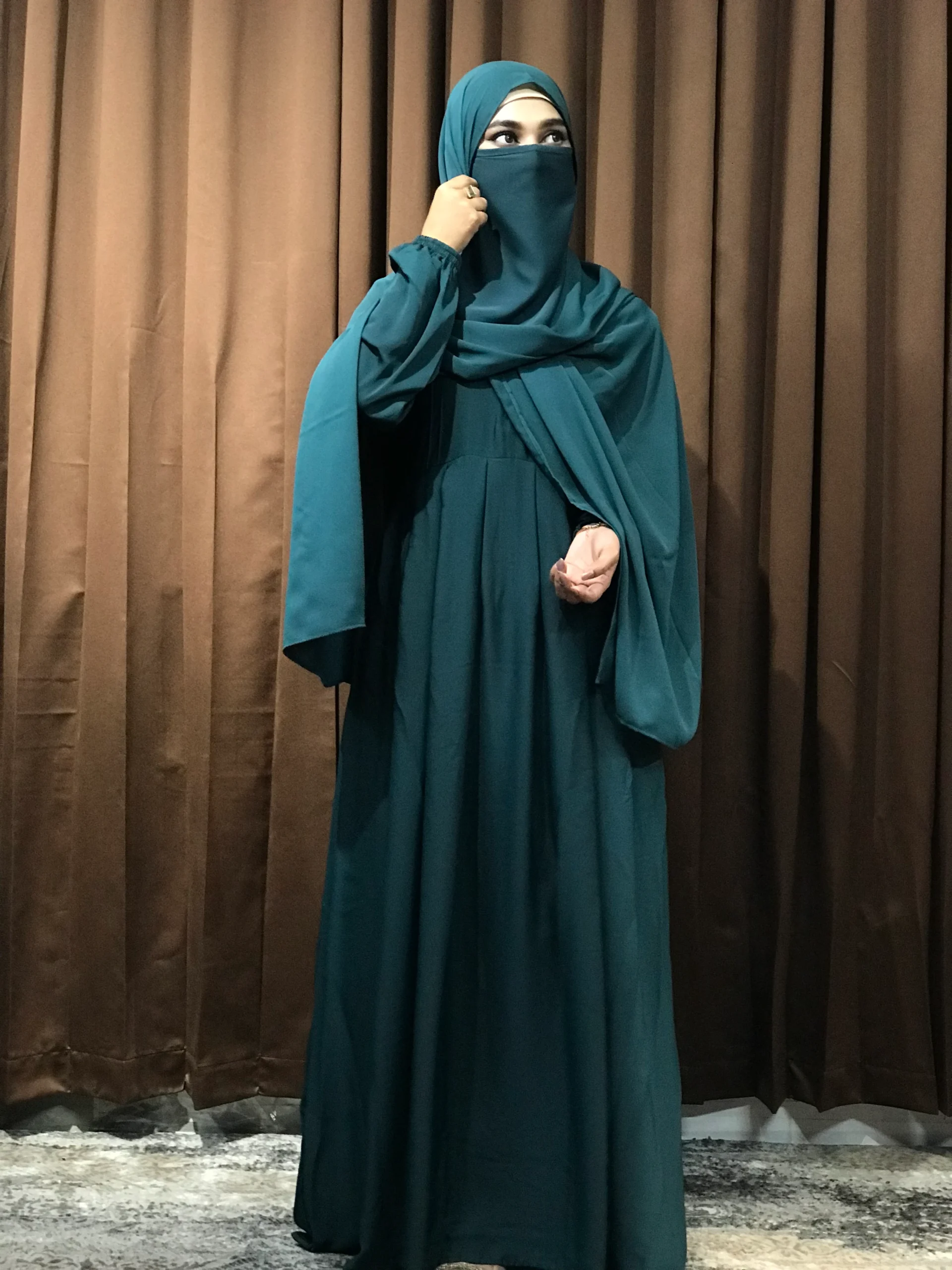 Women’s Regular Borka (Patrol Blue) - Image 2