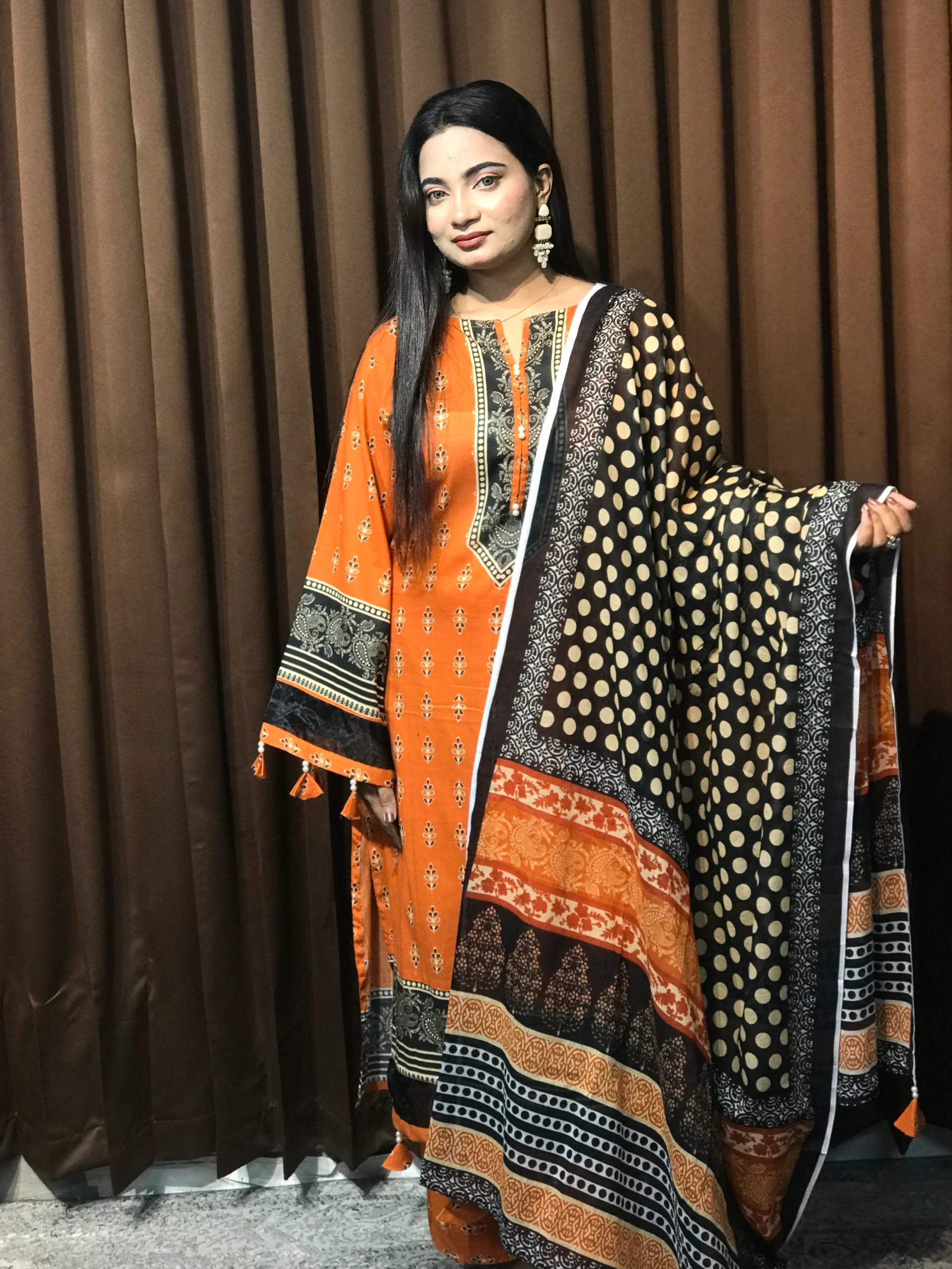Pakistani Inspired Designer Cotton Dress